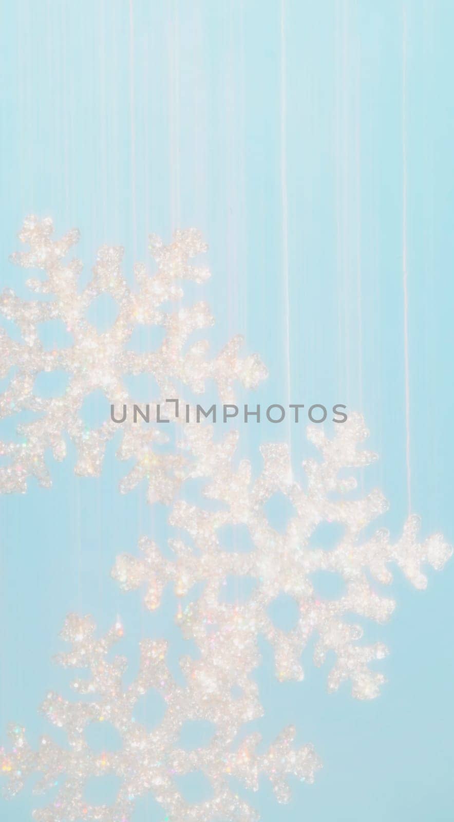 Falling snowflakes