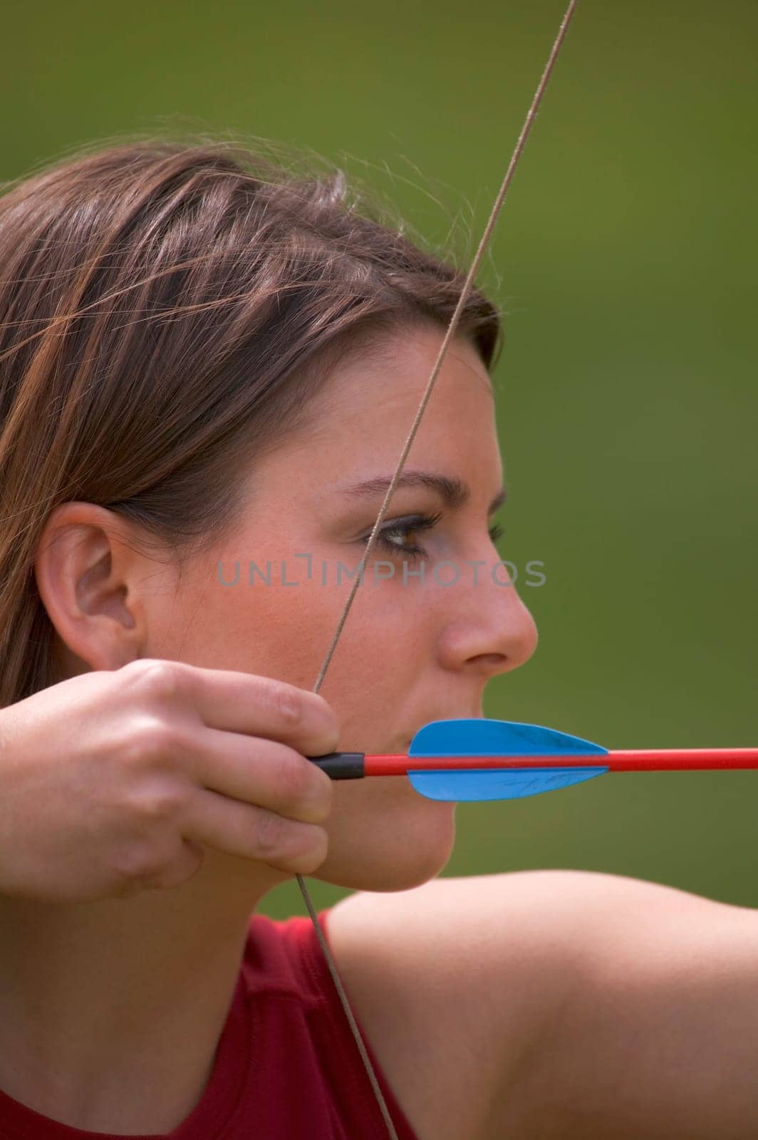 Woman with bow and arrow