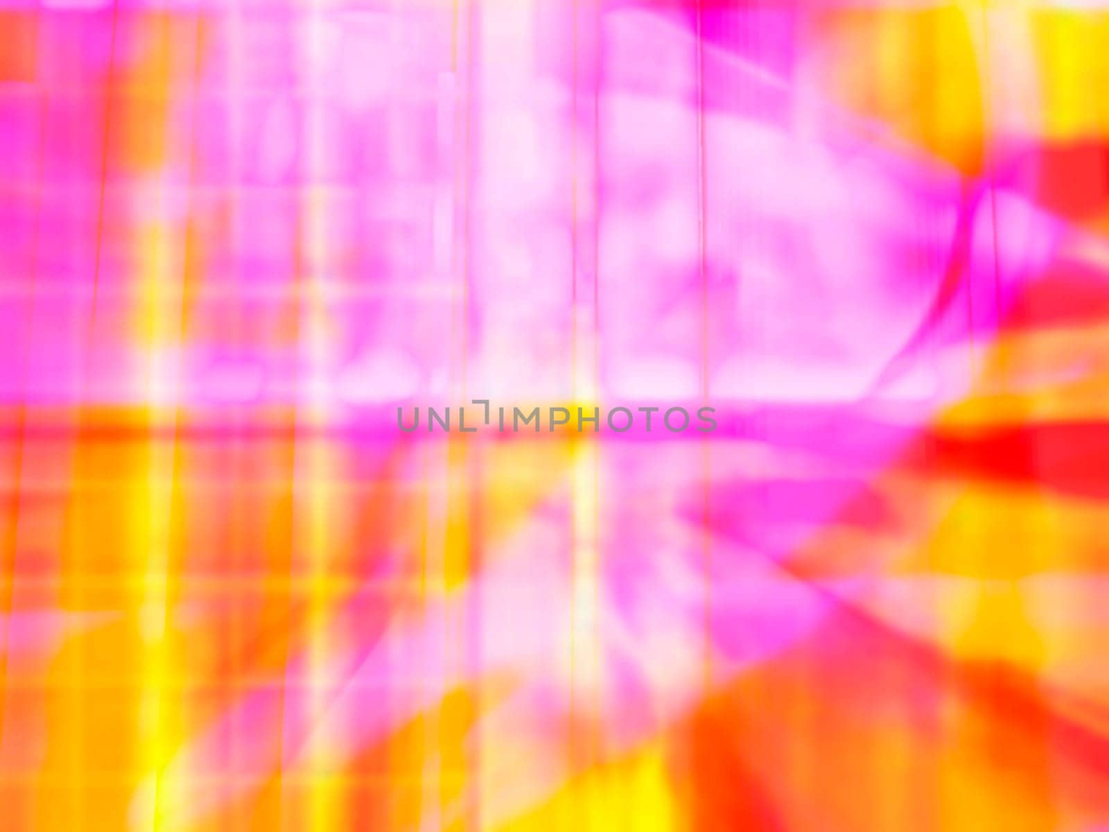 Vibrant yellow red and pink computer generated image