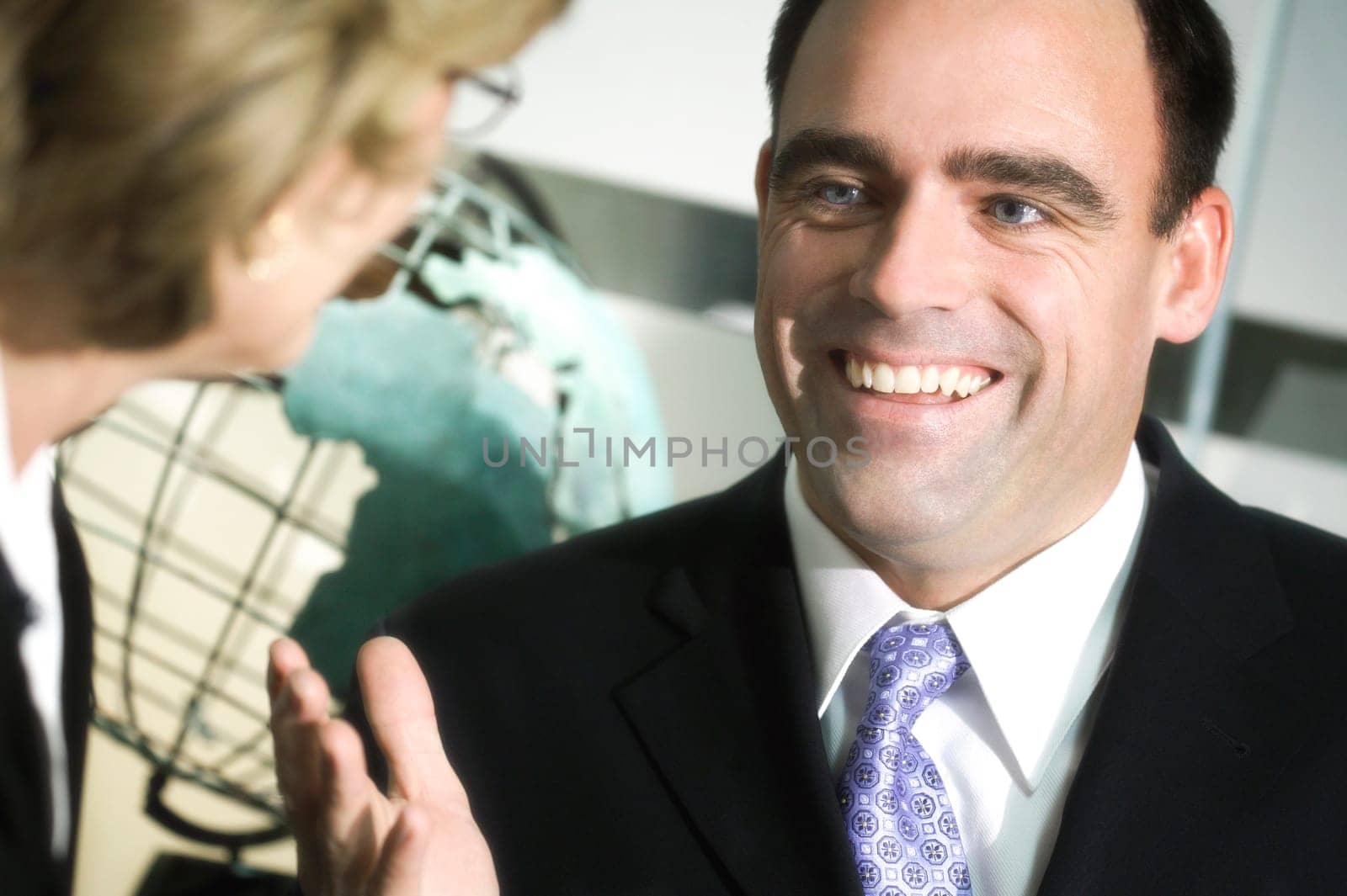 Smiling businessman