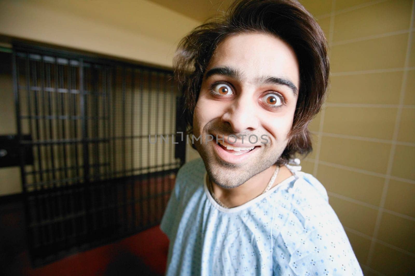 Man locked up in psychiatric jail cell