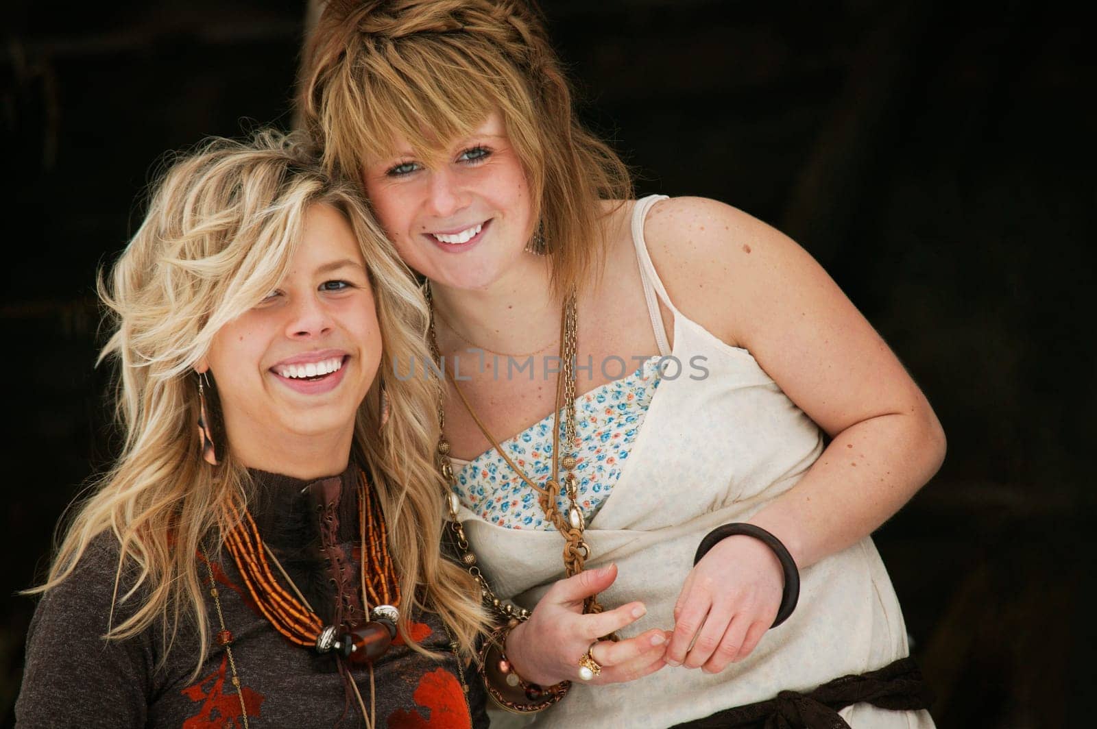 Portrait of two women