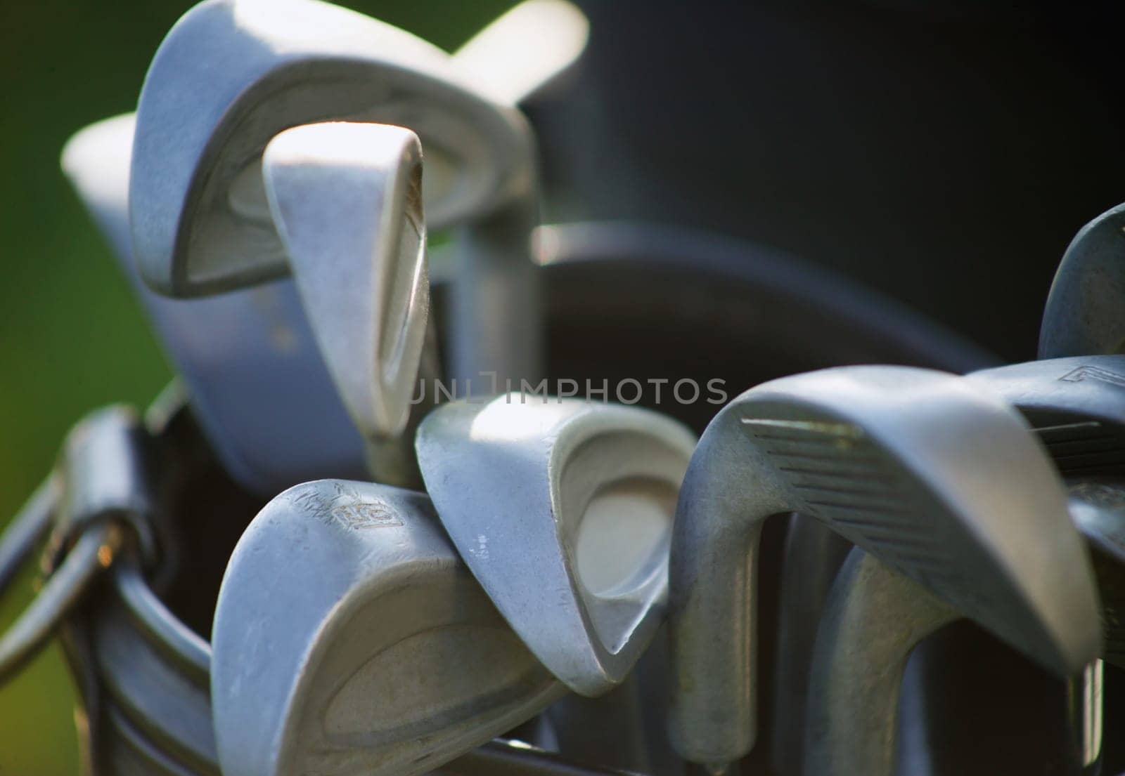 Set of golf clubs