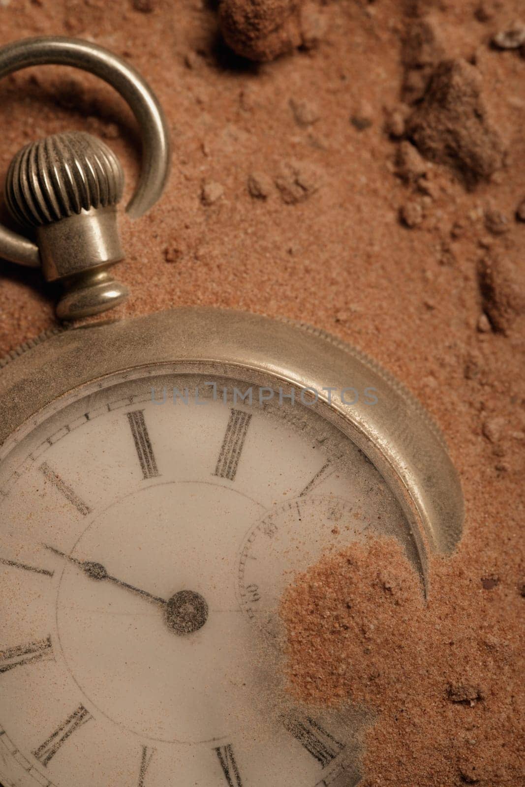 Discarded pocket watch