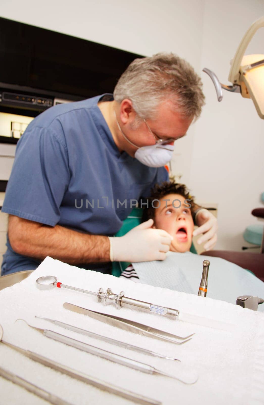 In the dentist's chair