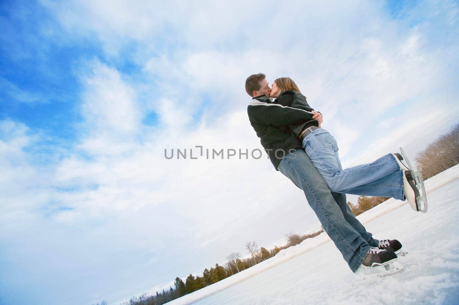 Couple kissing
