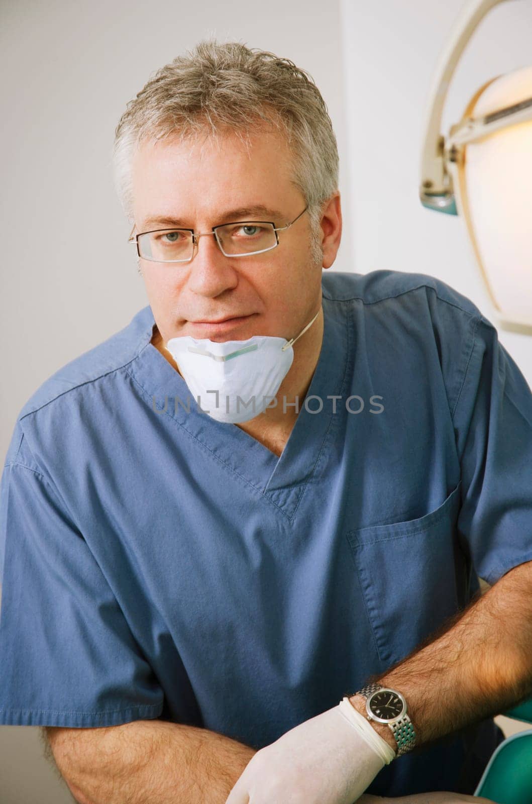 Portrait of a dentist