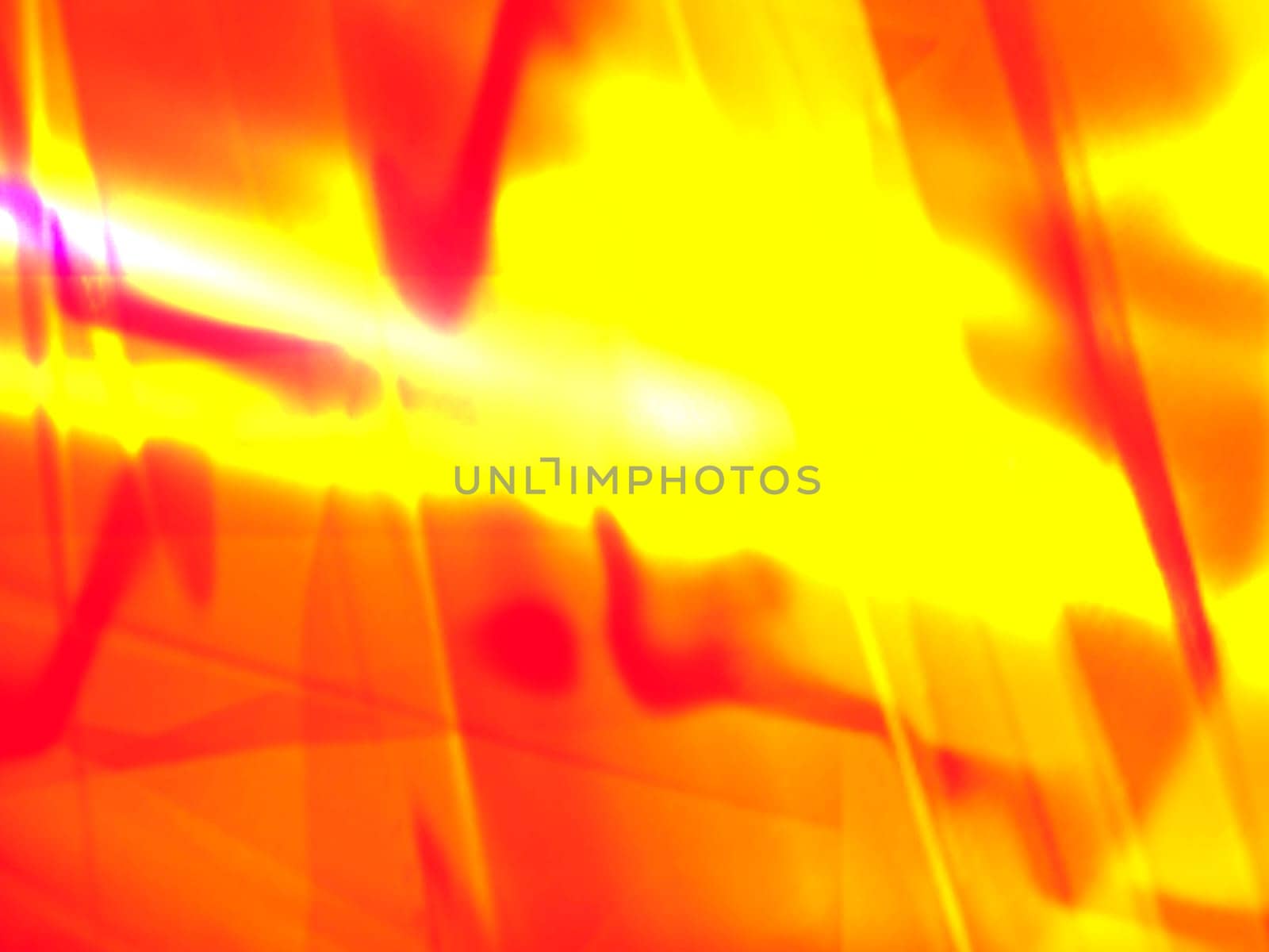 Brilliant yellow red and orange computer generated design