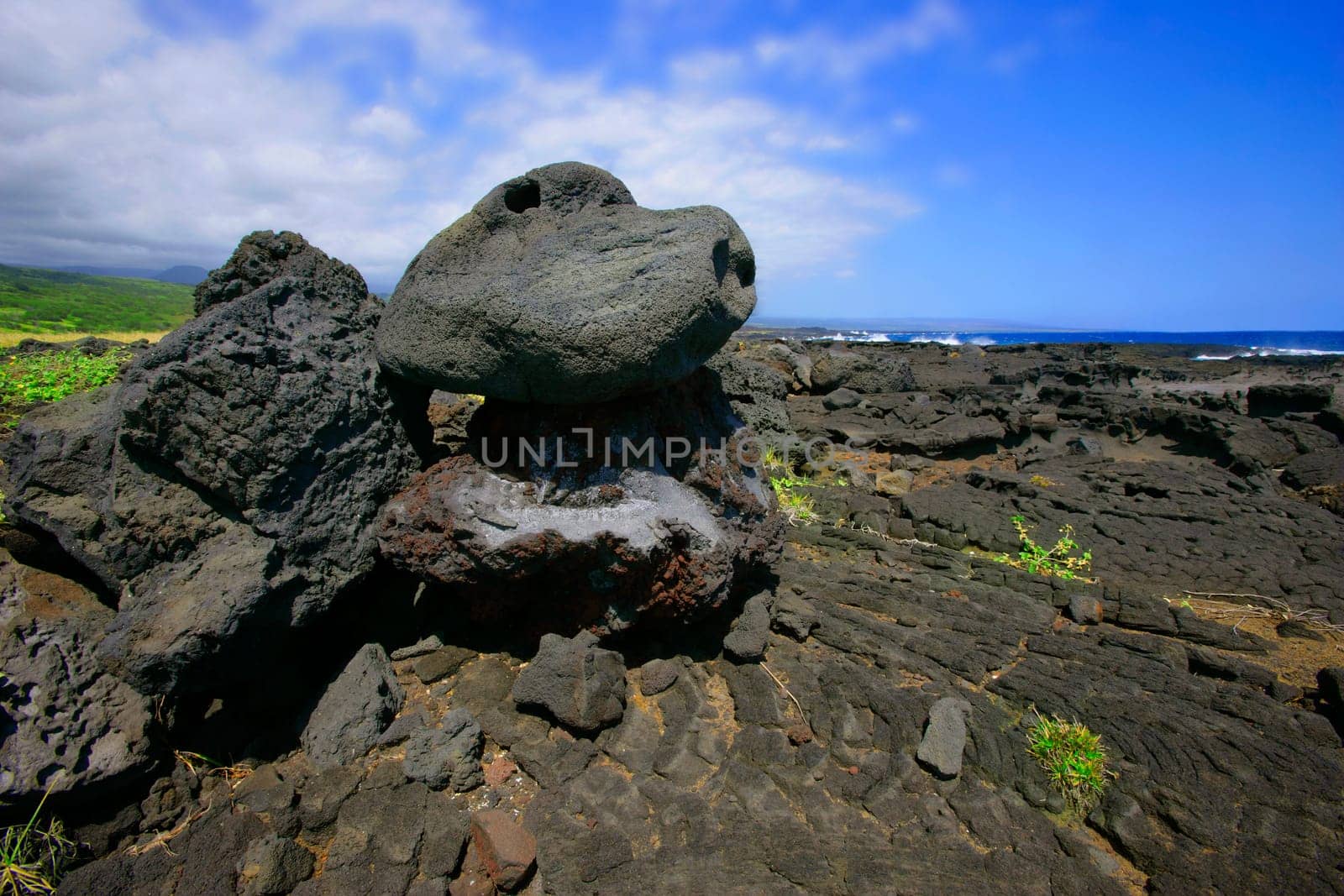 Lava rock formation
