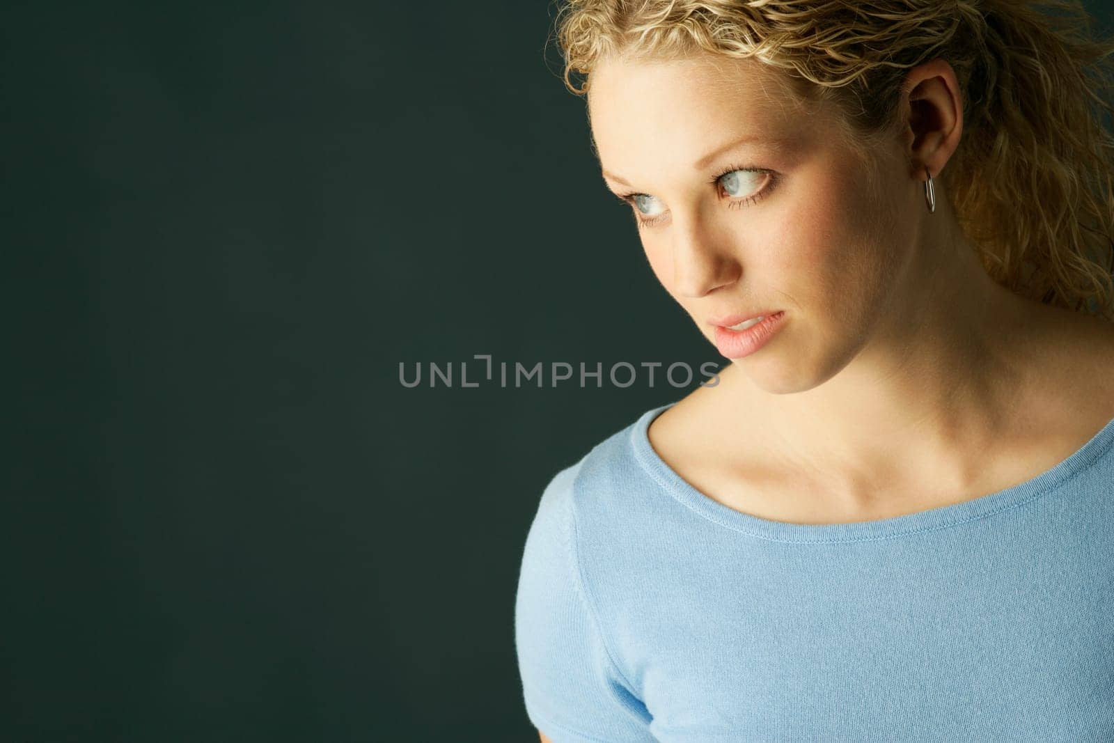 Pretty blonde woman
