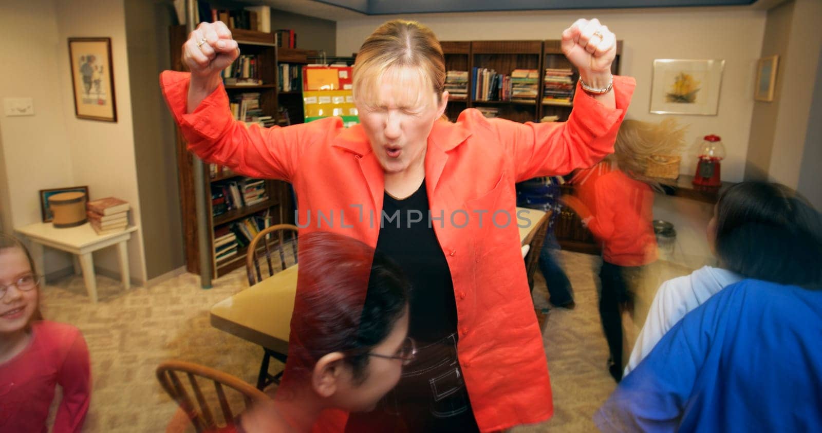 Fraught teacher