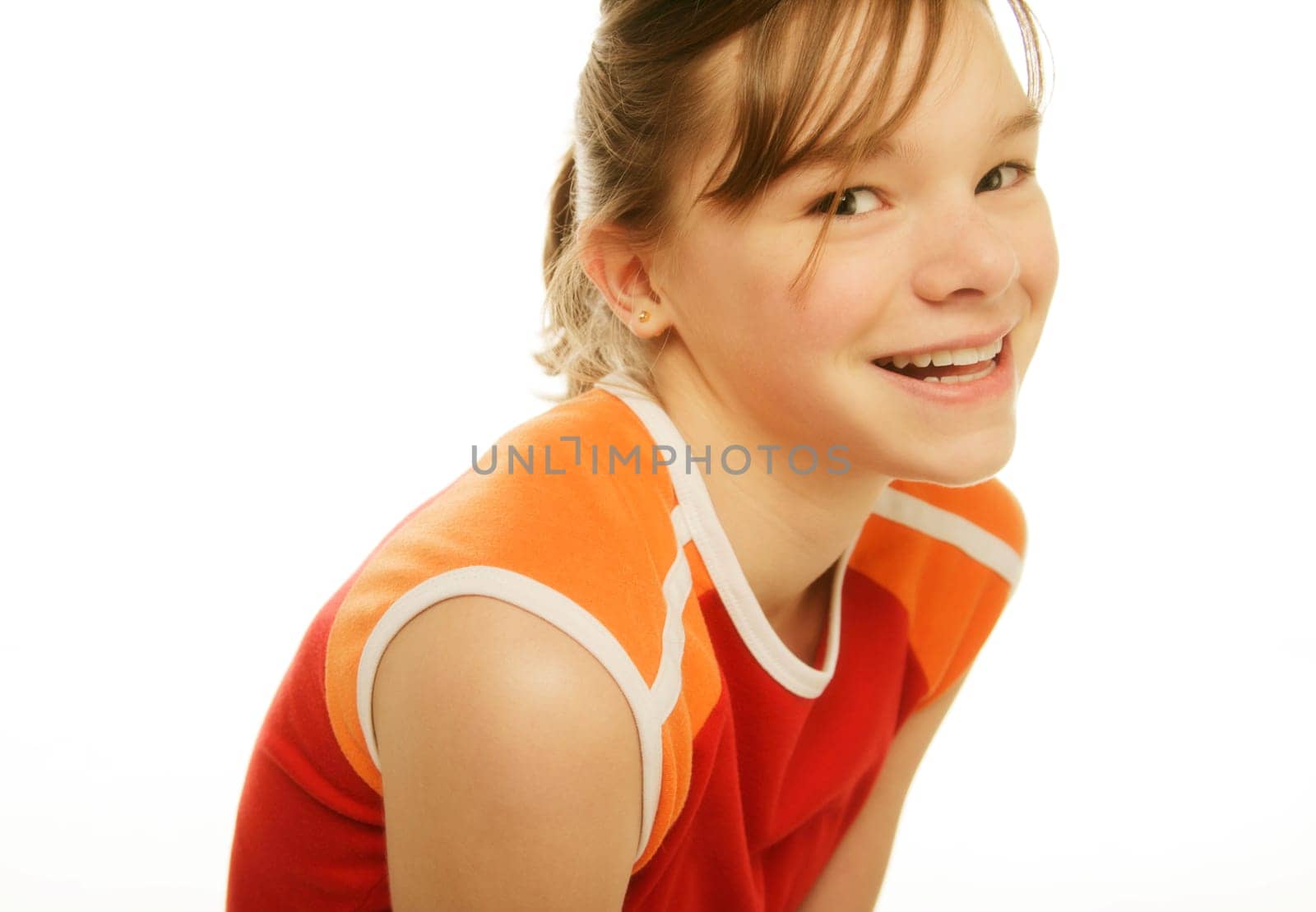 Portrait of pretty young girl