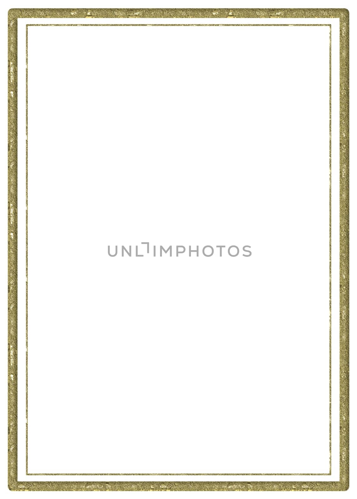 Gold-plated frame
