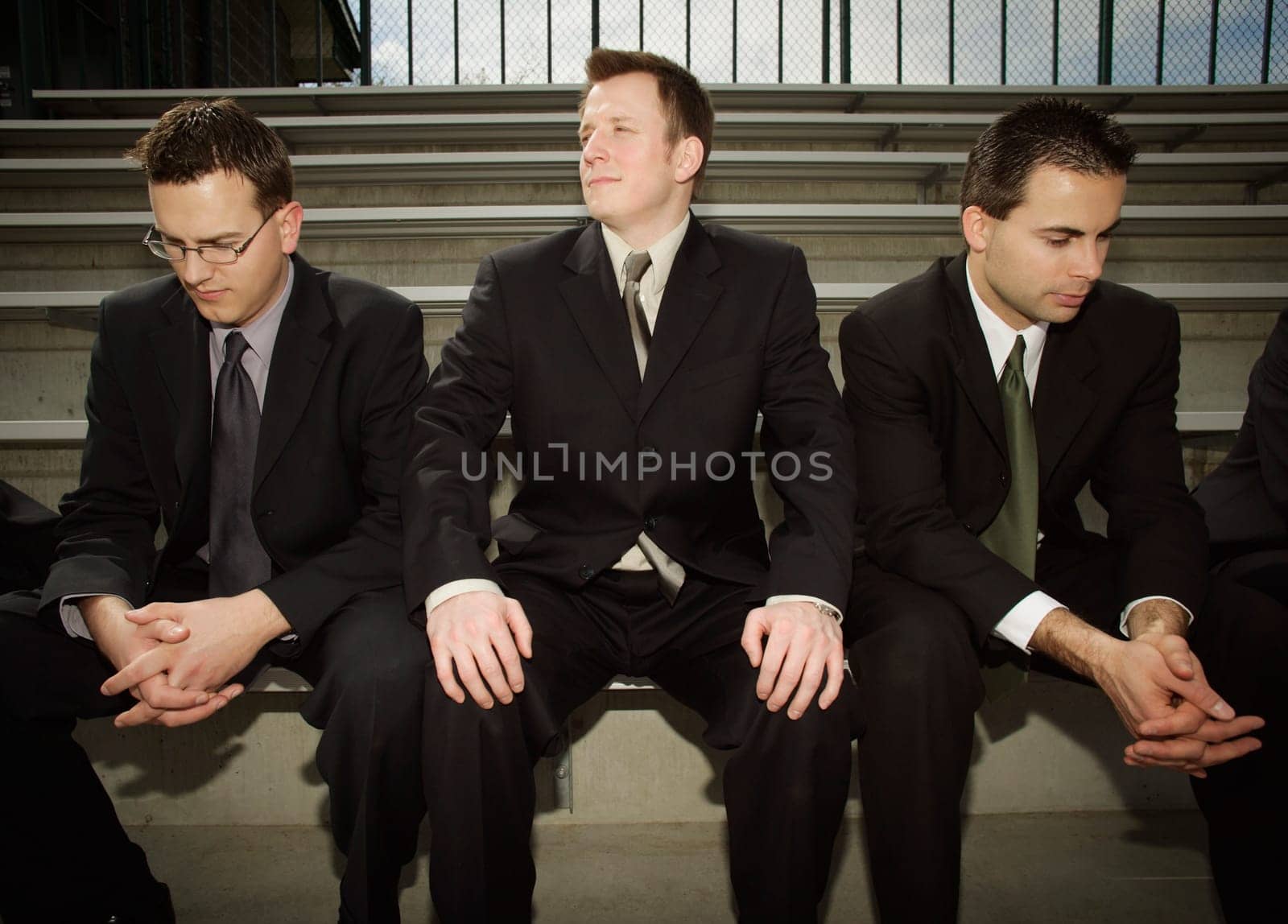 Different to the other businessmen