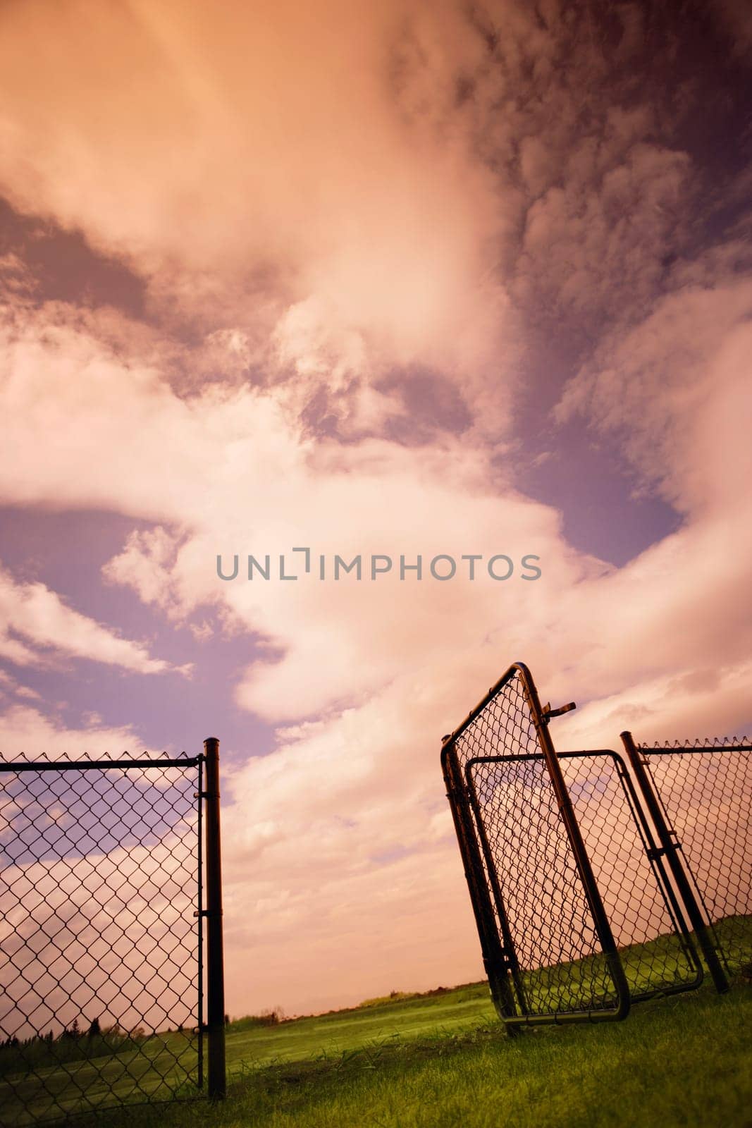 An open gate