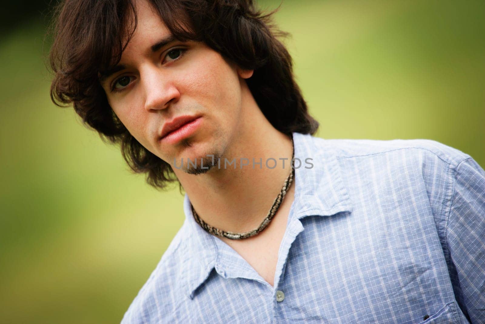 A portrait of a young man