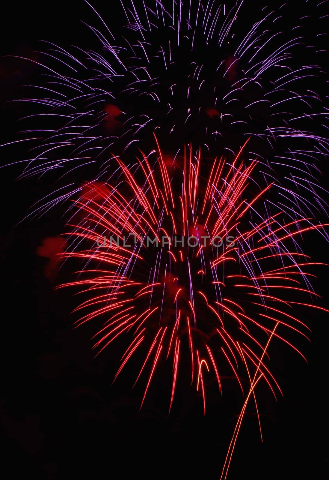 Exploding fireworks