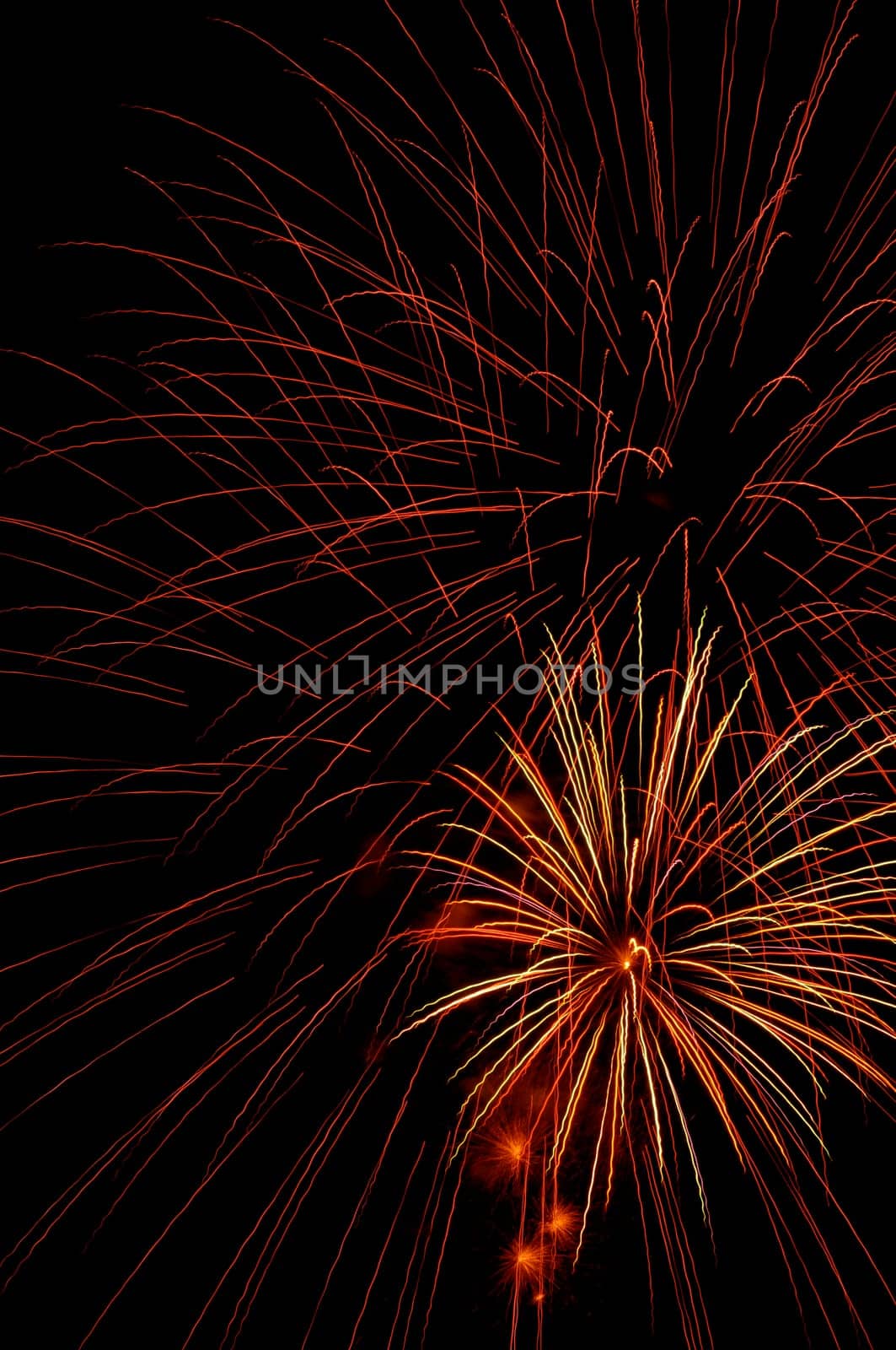 Exploding fireworks