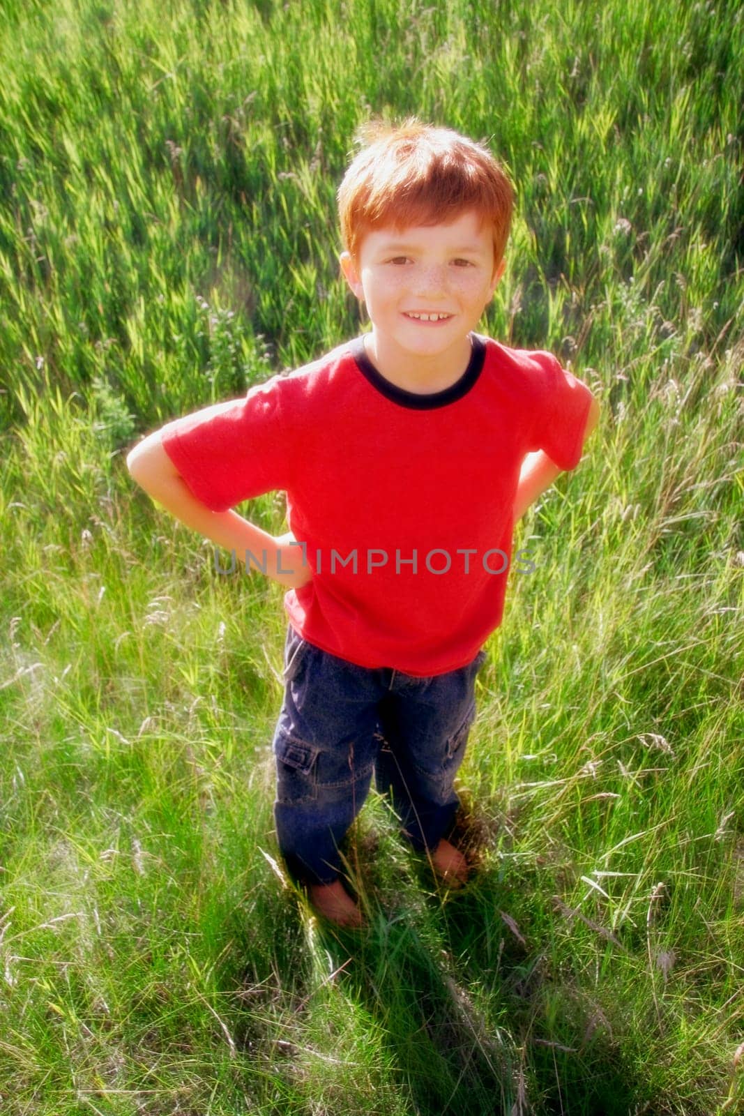 Portrait of a young boy outside (outdoors)