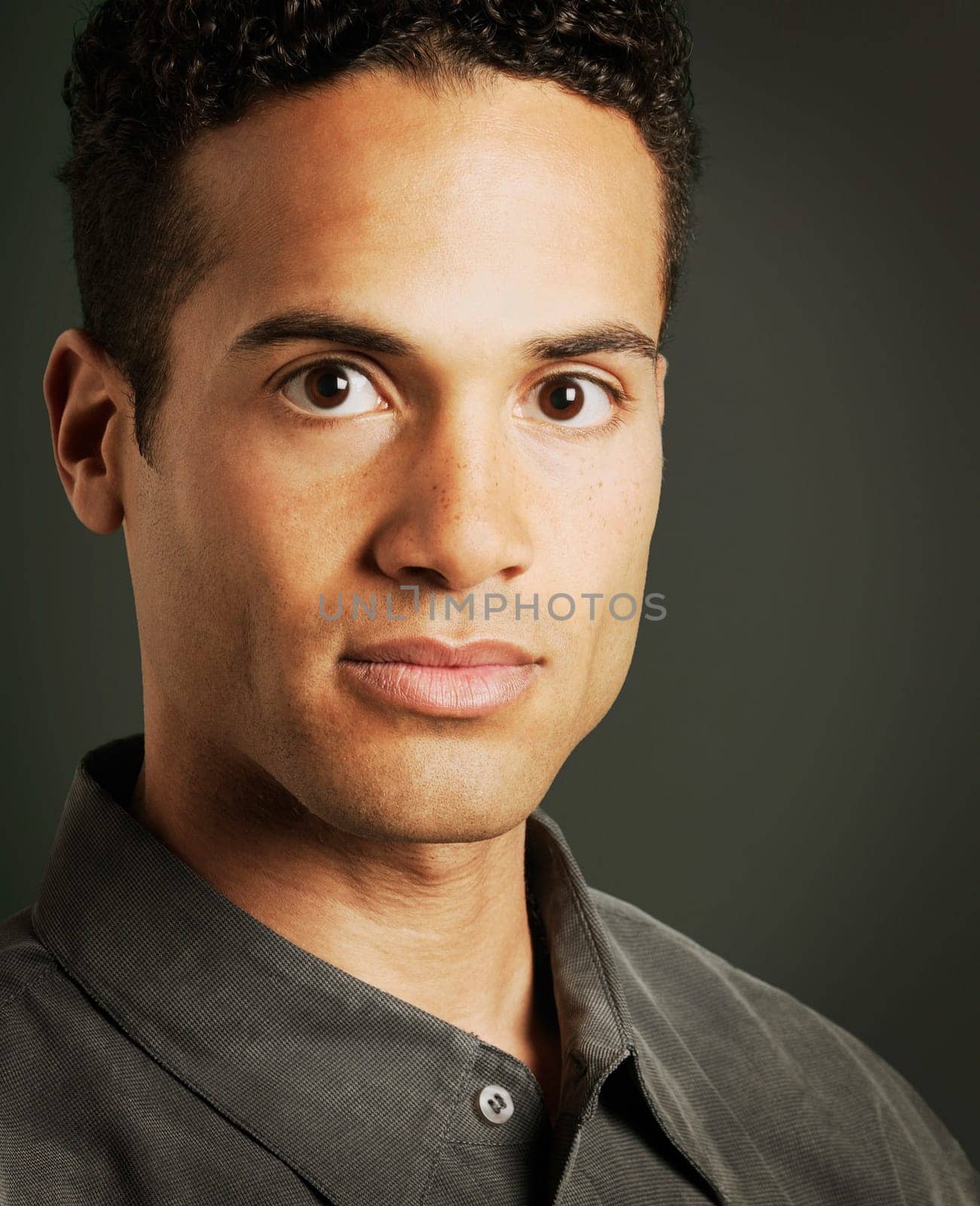 Portrait of a man's face