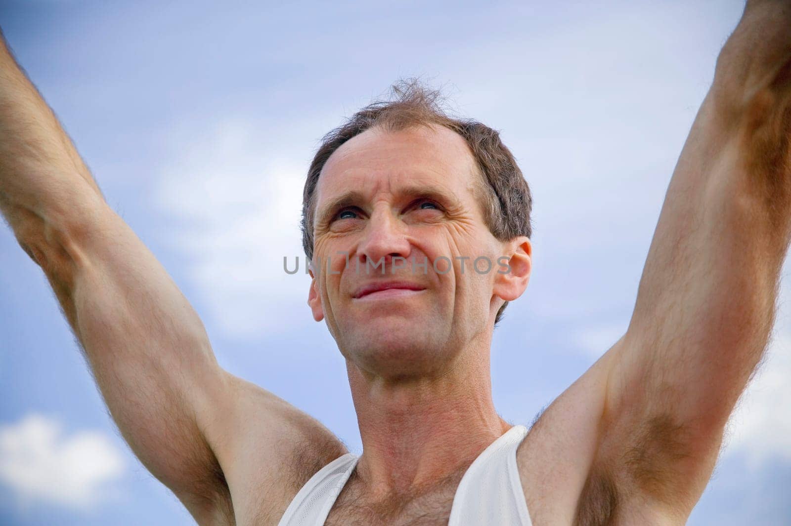 Man wins race