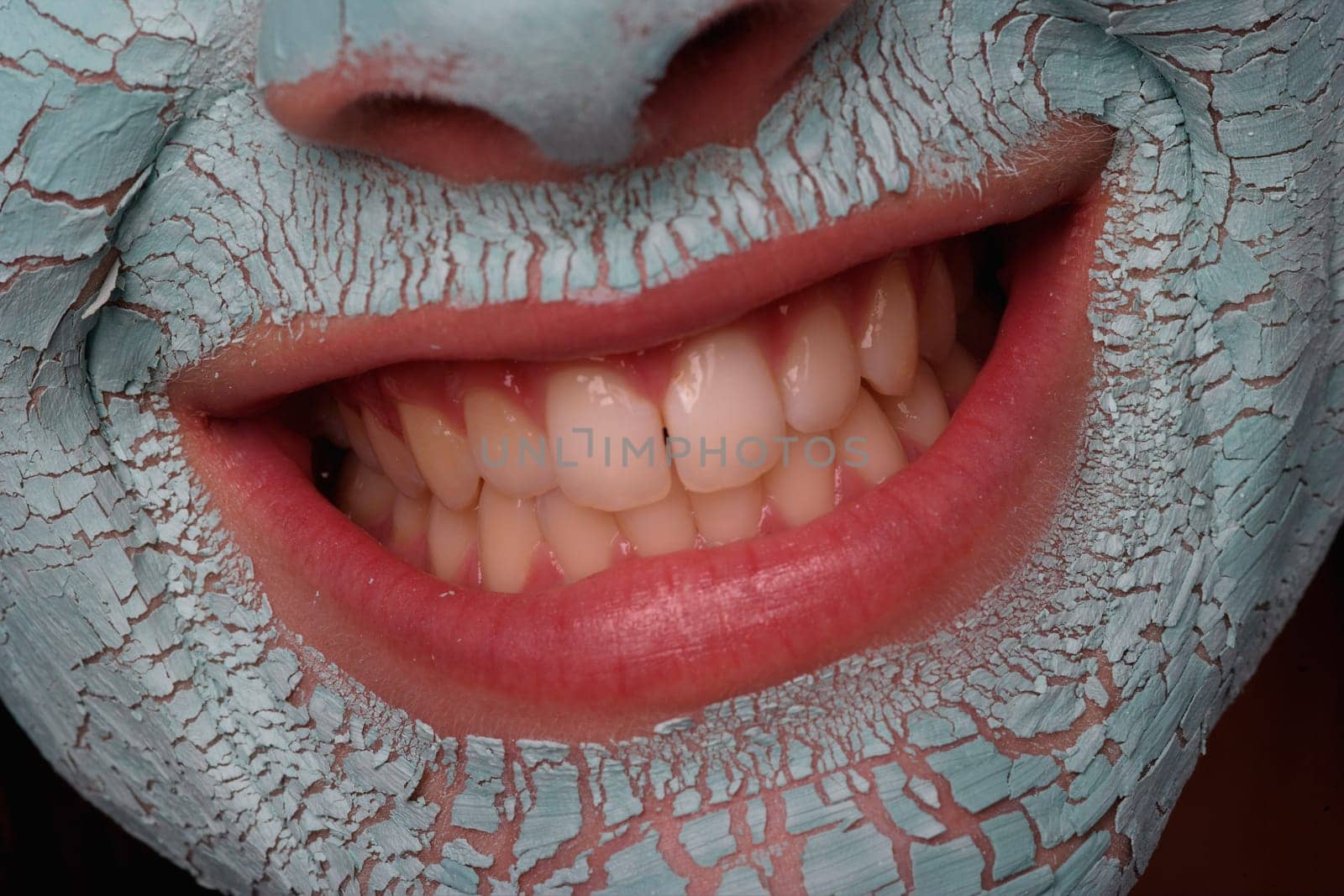 Closeup of woman's mouth