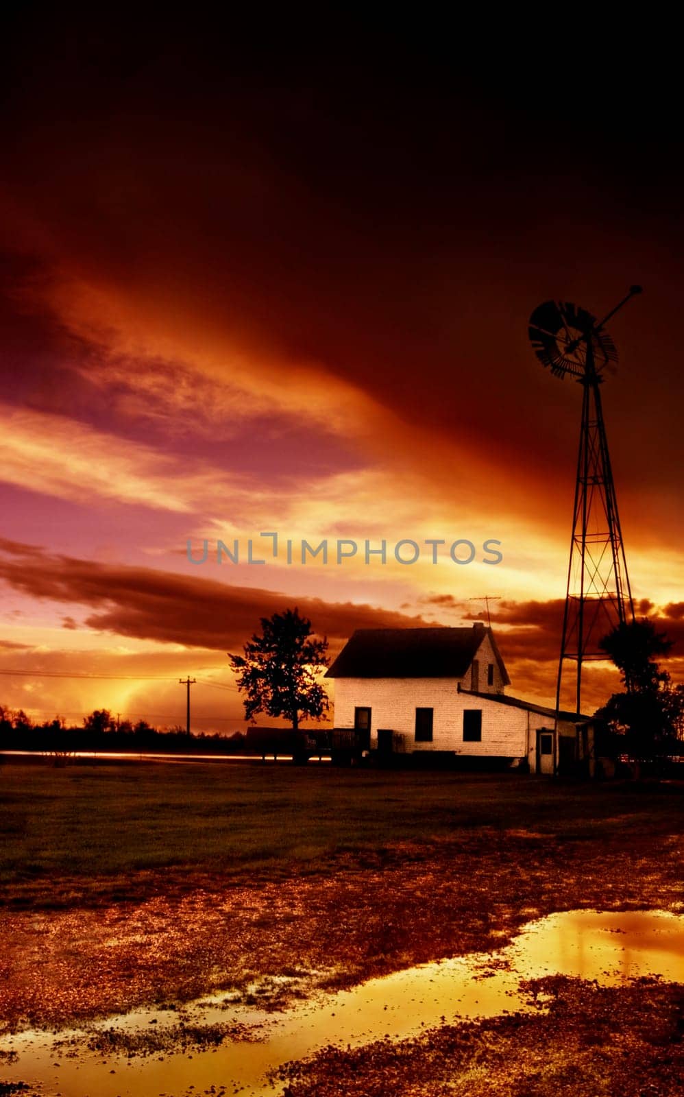 A farm house