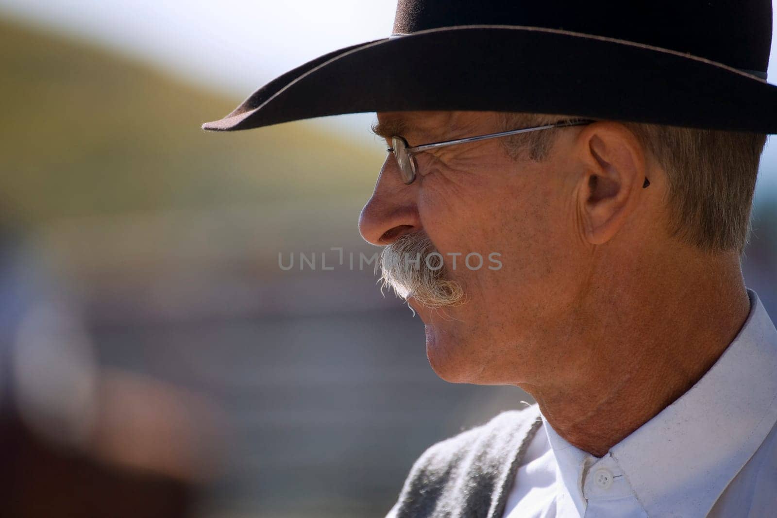 Man with cowboy hat
