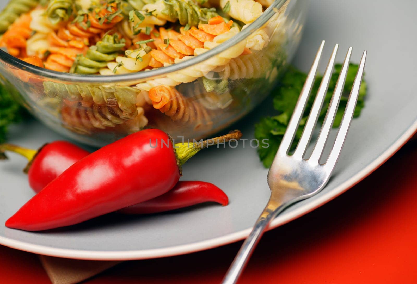 Fresh pasta salad