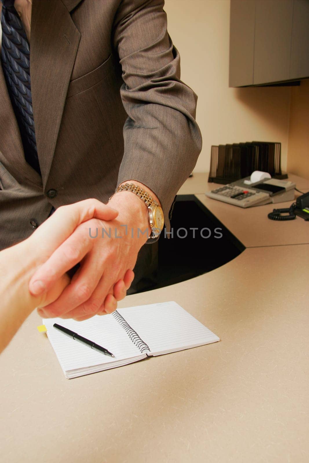 Business handshake