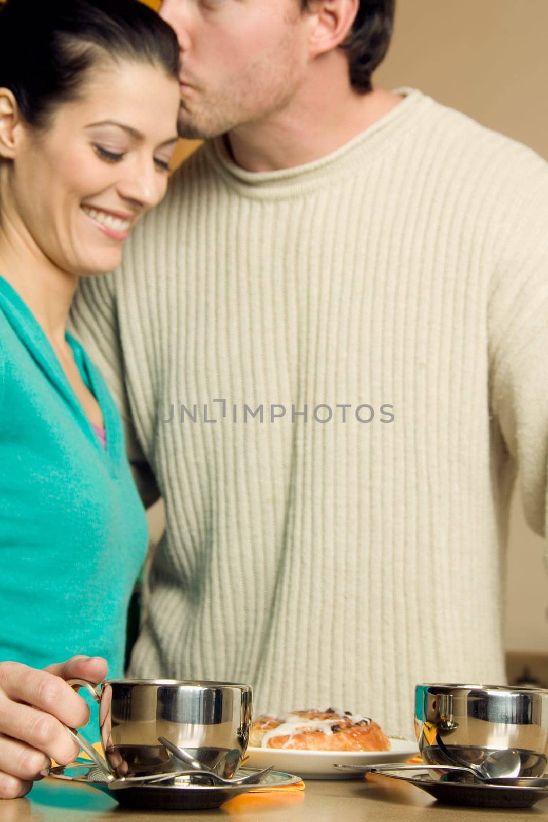 Couple with coffee