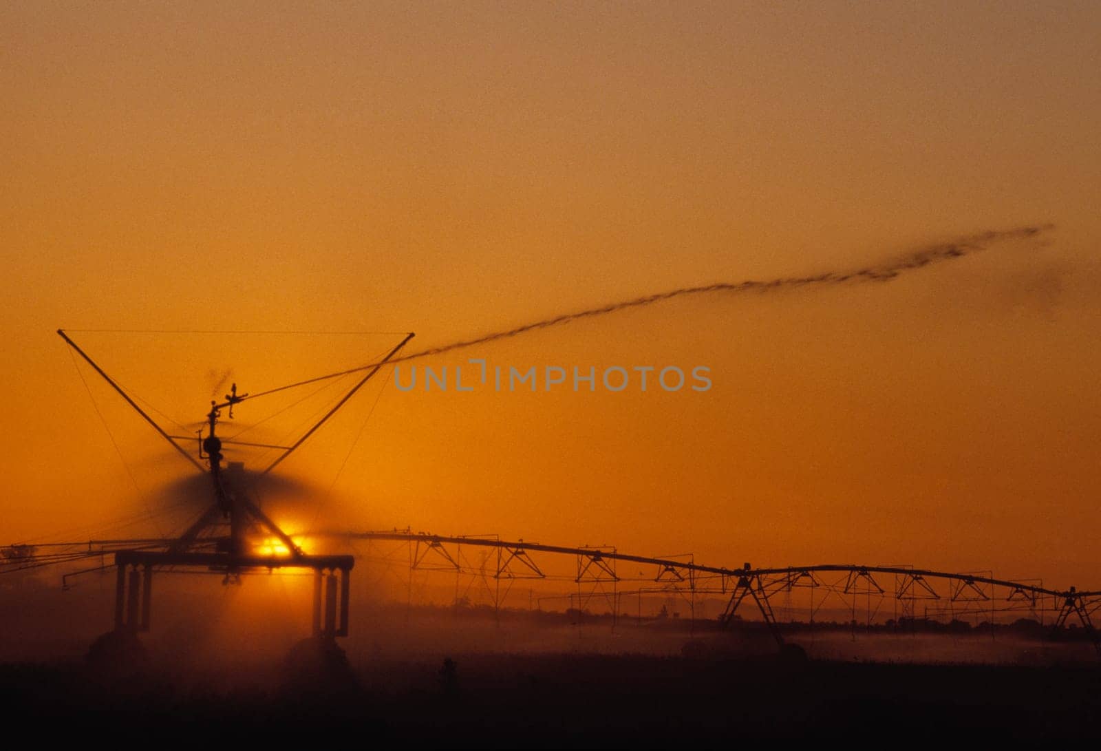 Irrigation system in California
