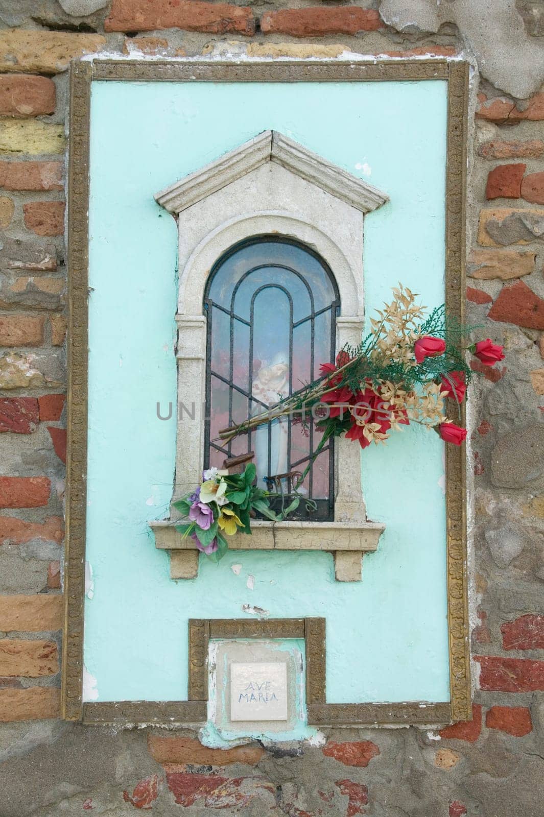 Madonna shrine in Venice, Italy
