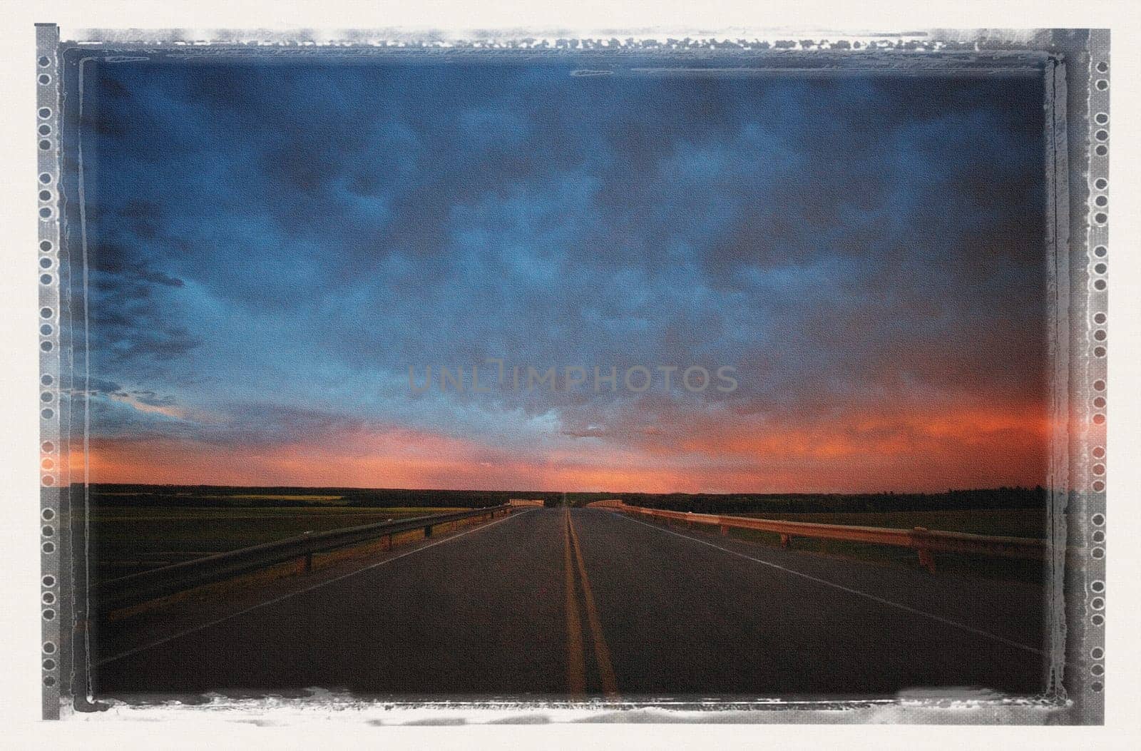 Straight highway