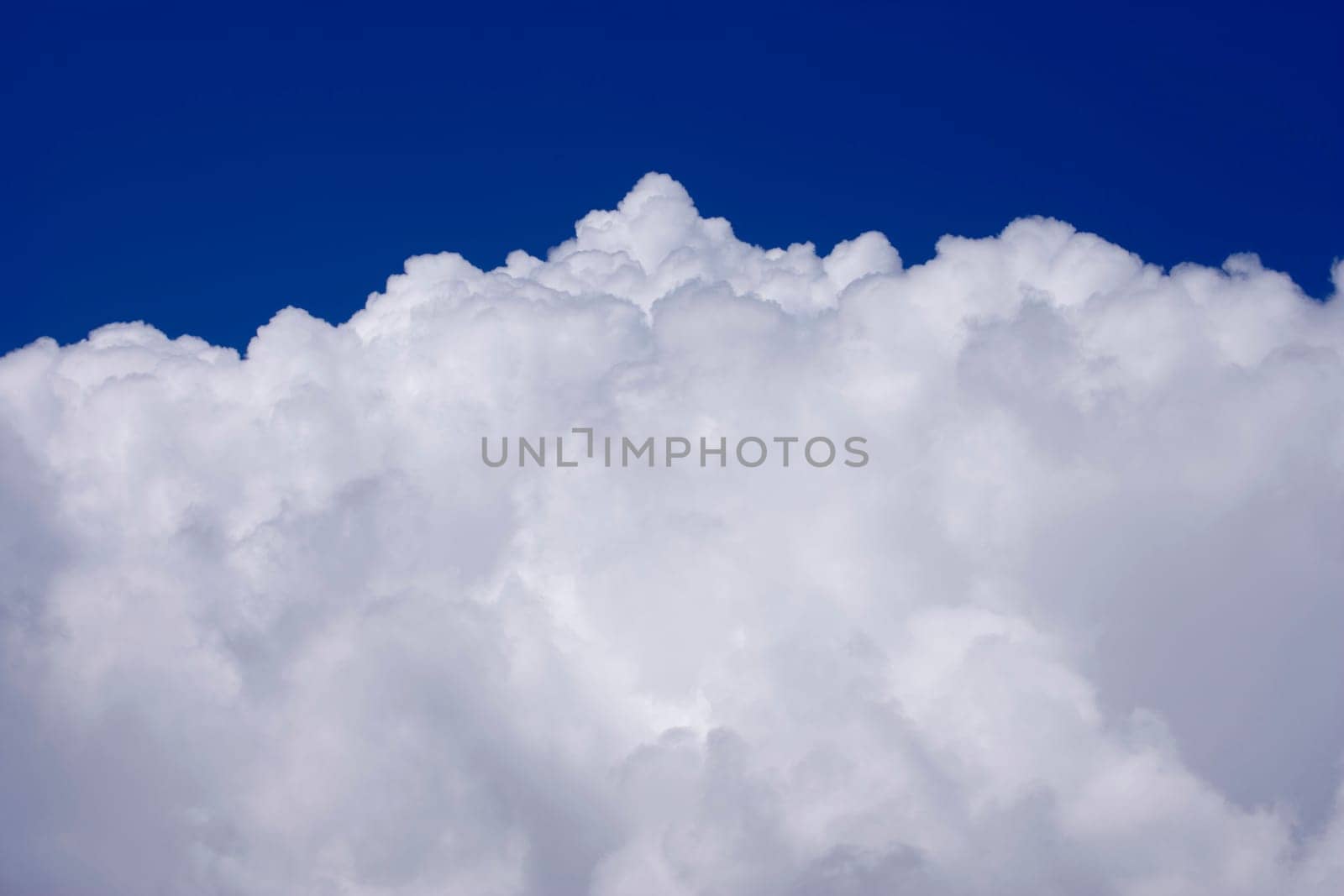 Closeup of clouds in the sky