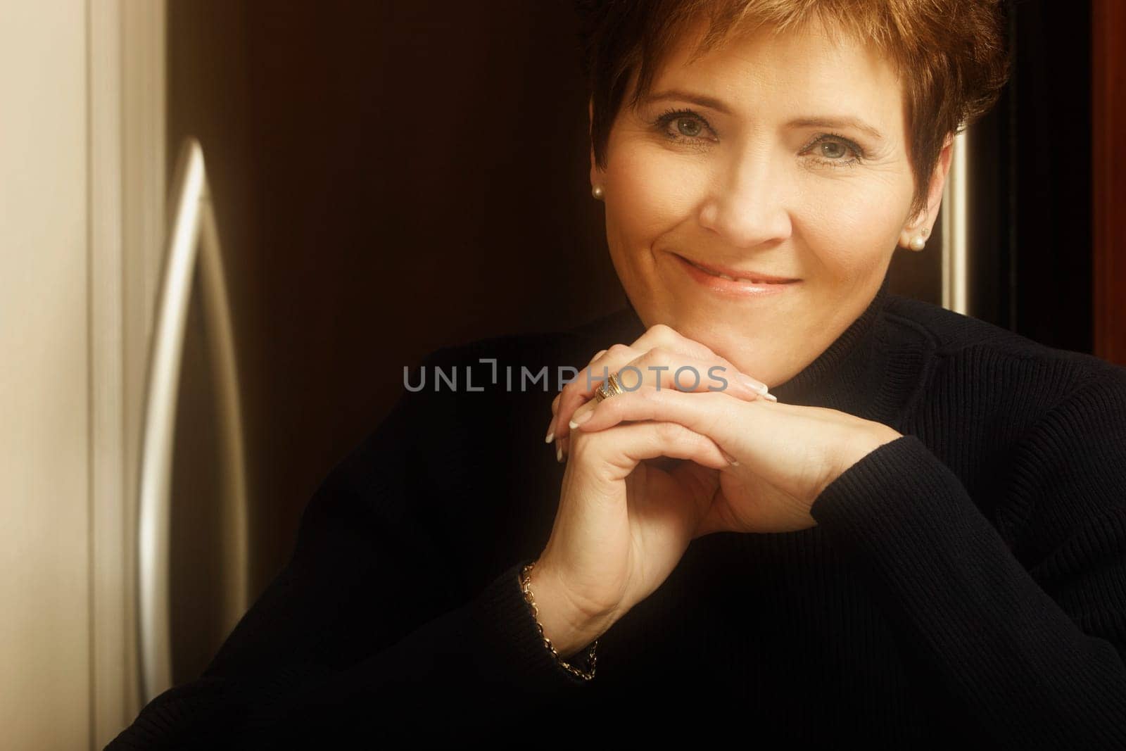 Portrait of a woman smiling