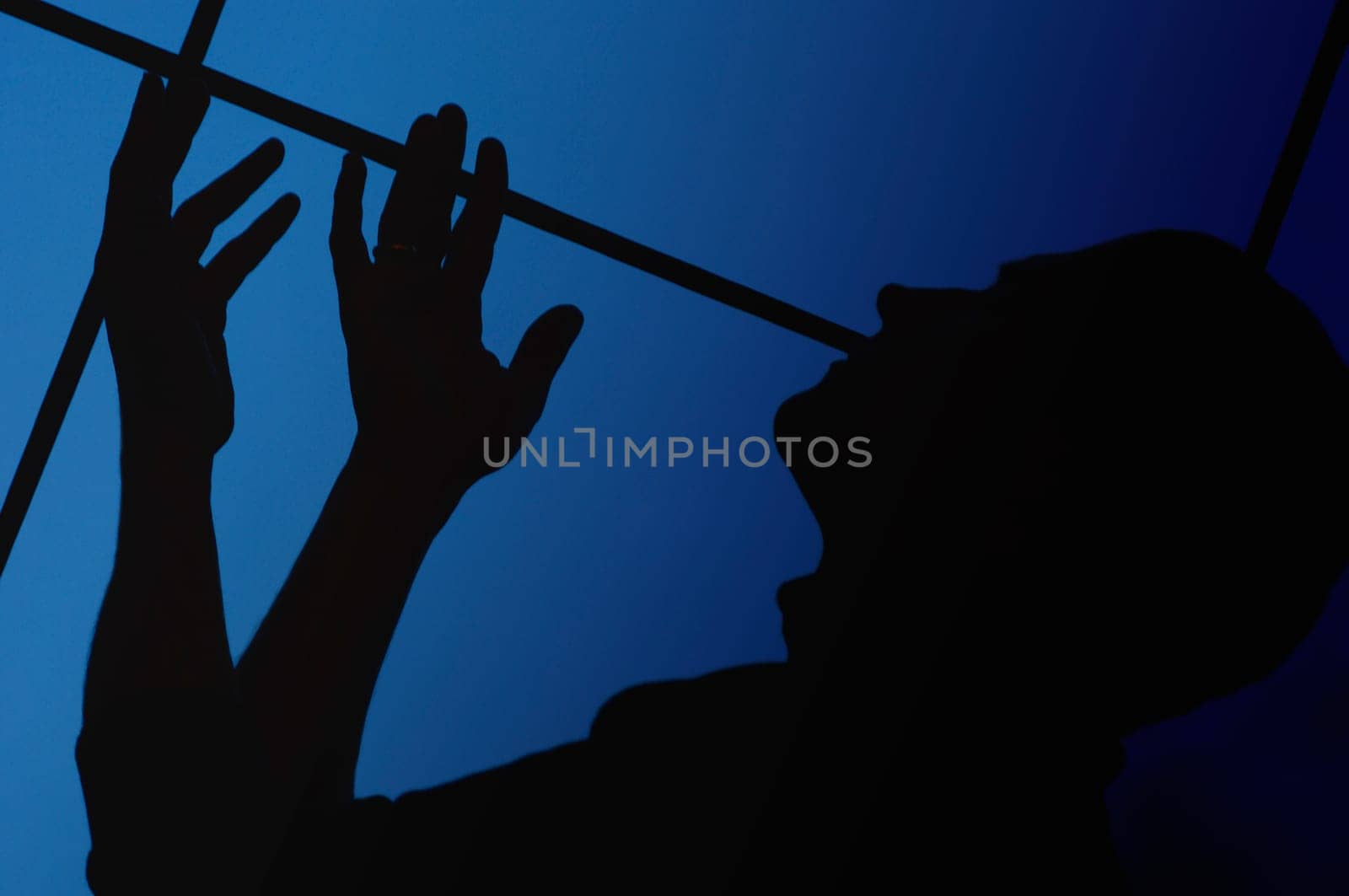 Silhouette of a man