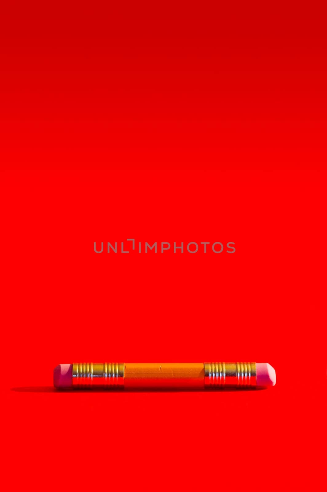 Double eraser pencil