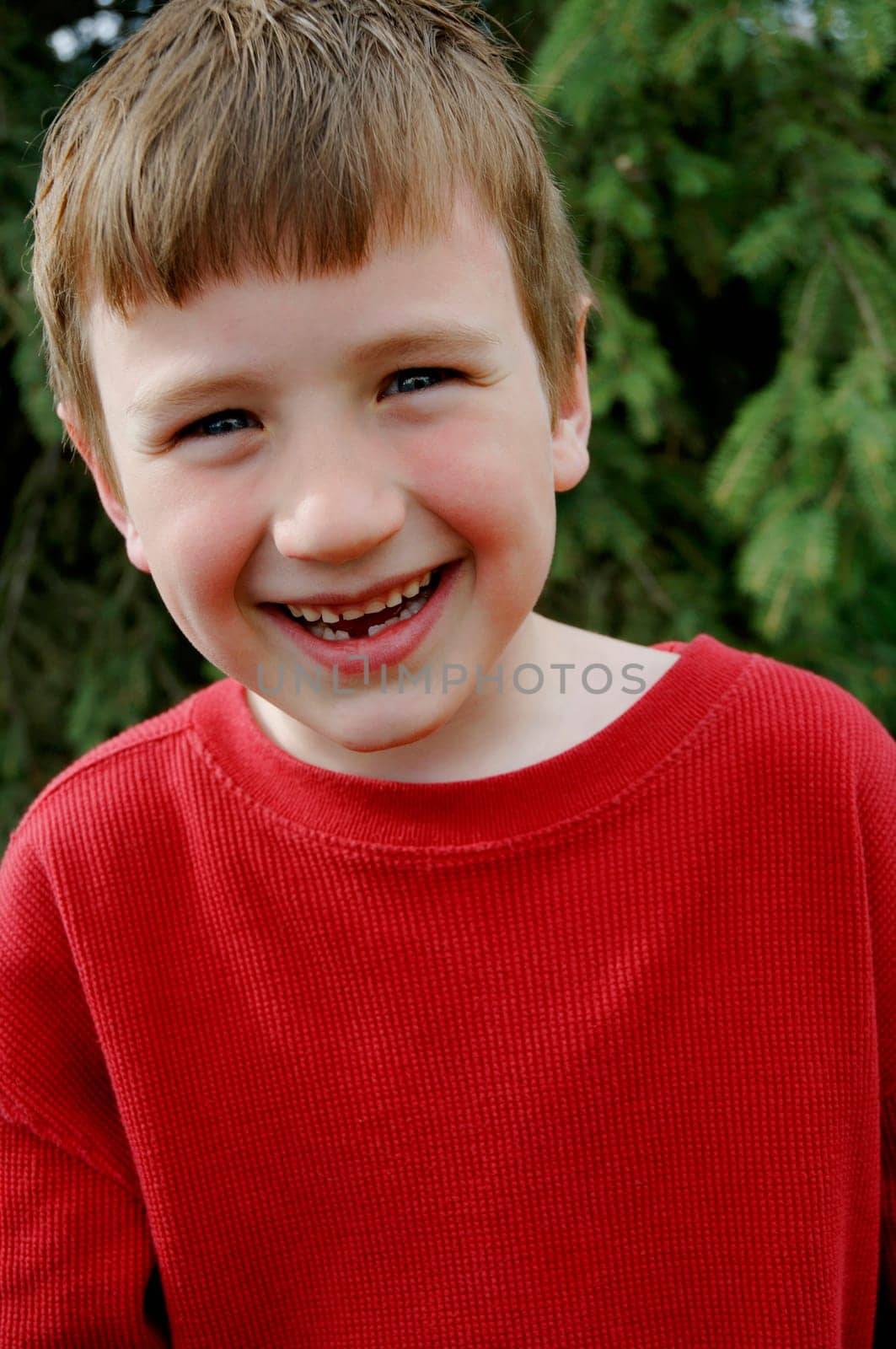 Grinning boy