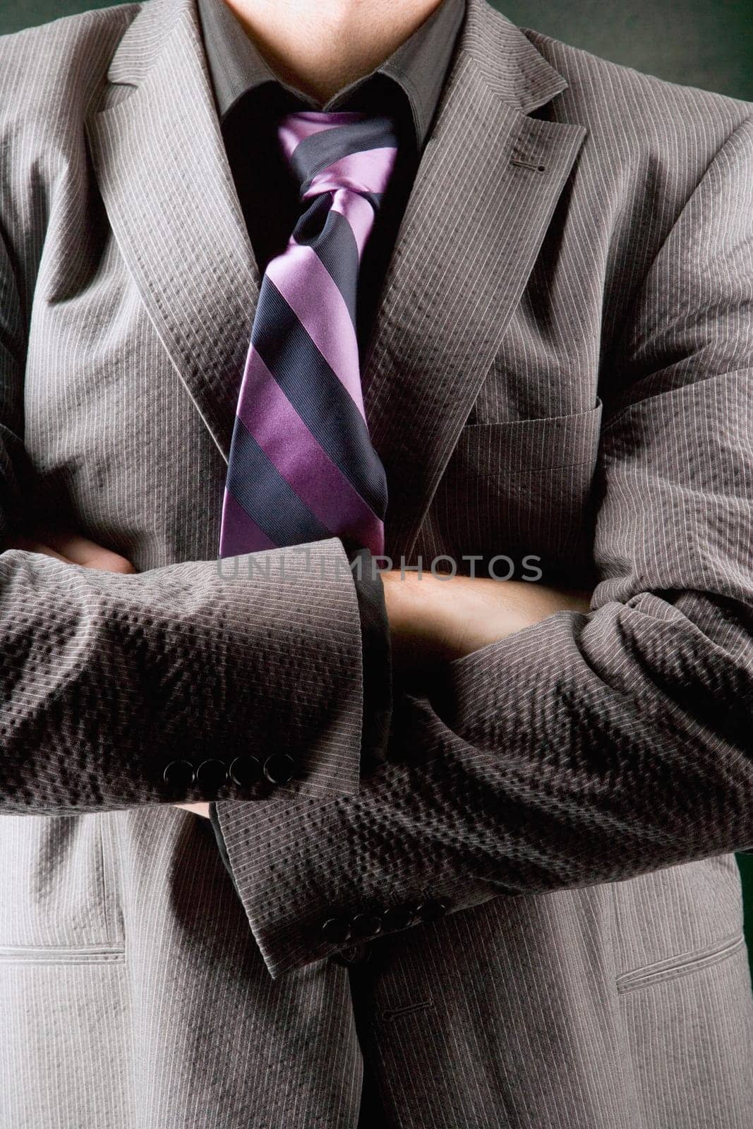 Closeup of man with suit