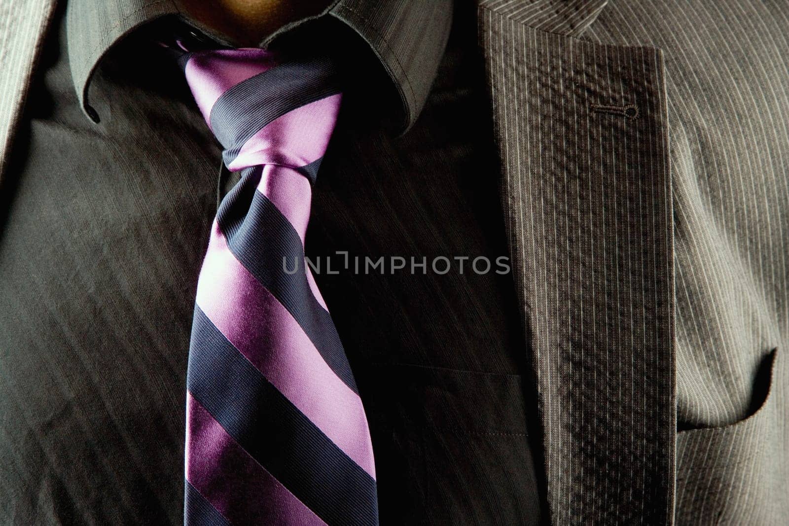 Purple tie