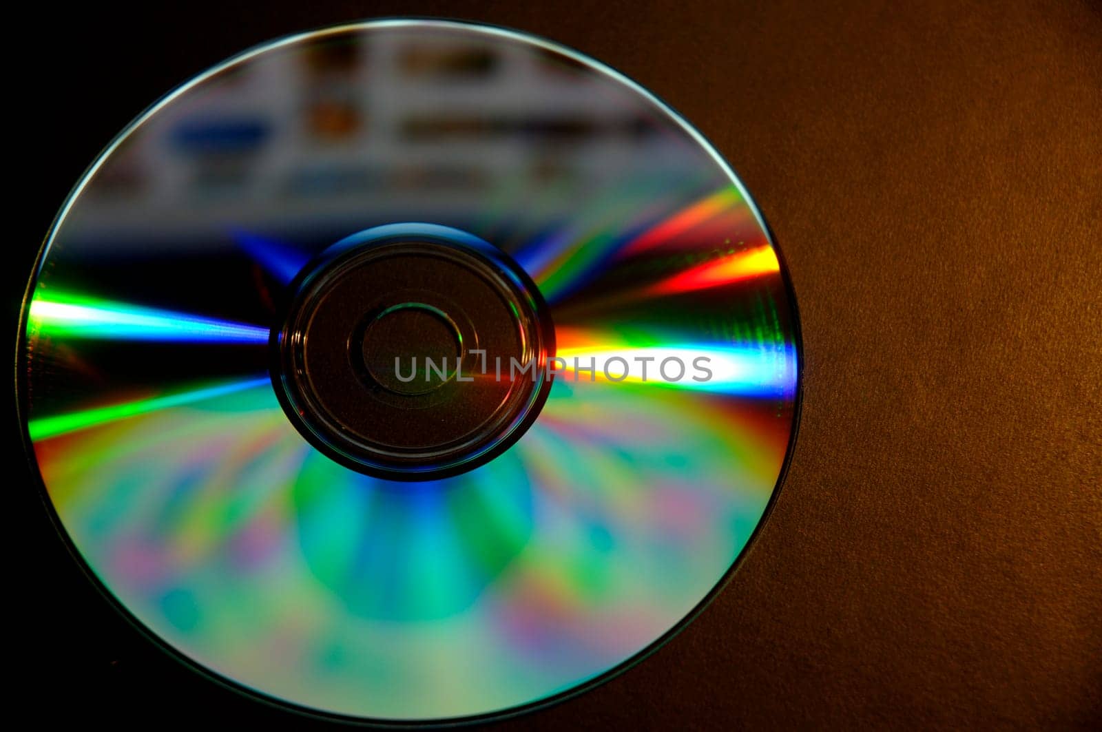 Closeup of a CD