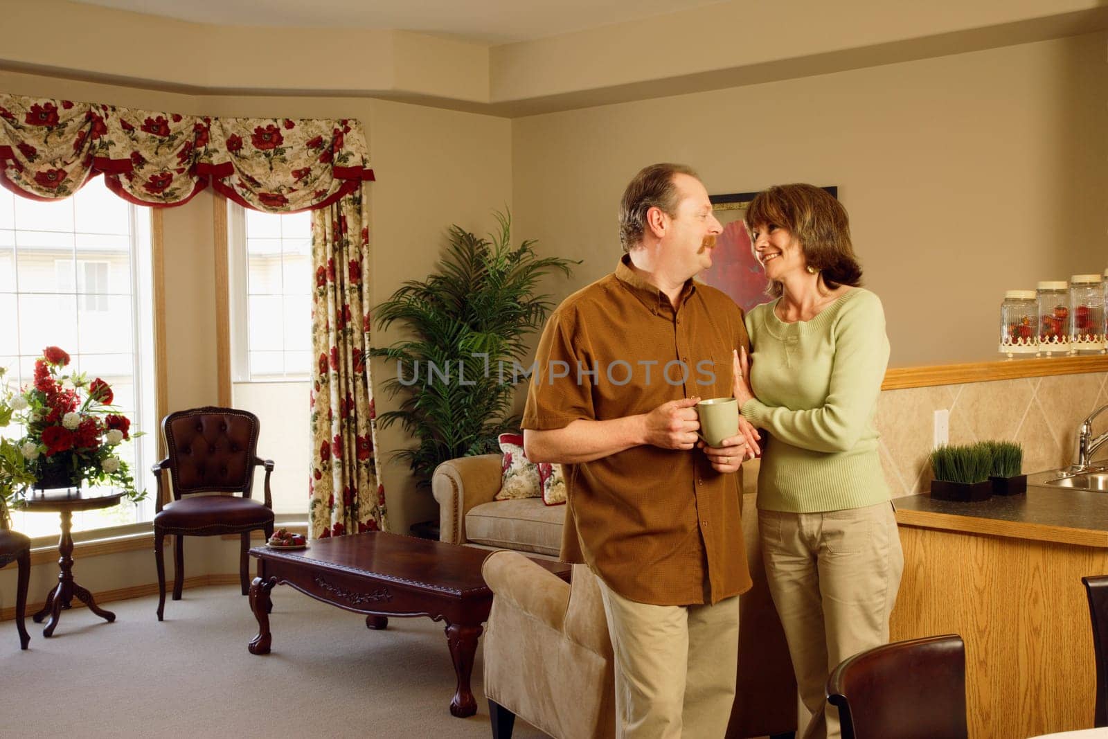 Couple enjoying each other's company