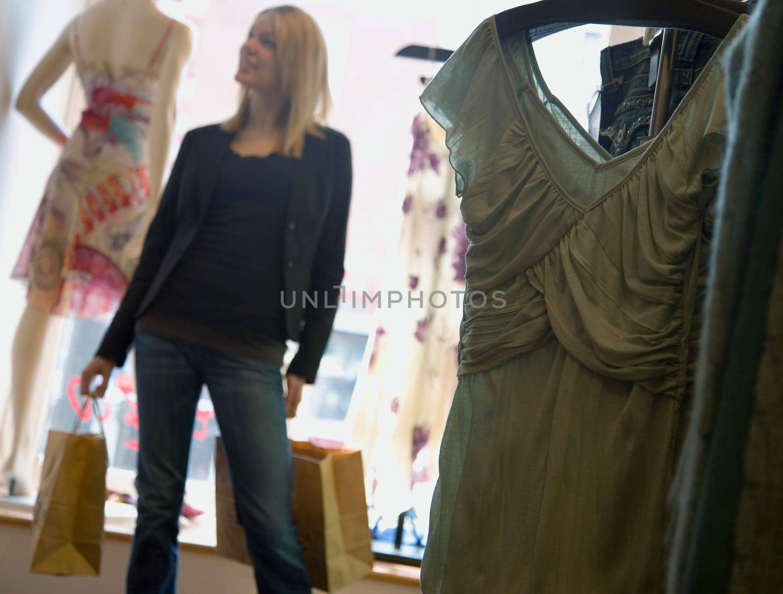 Woman shopping