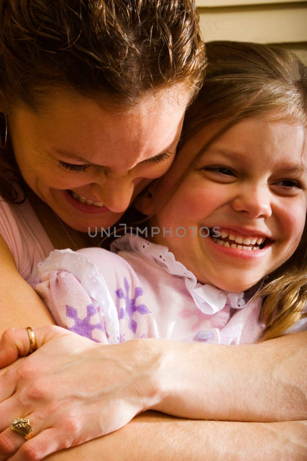 Mother and daughter together