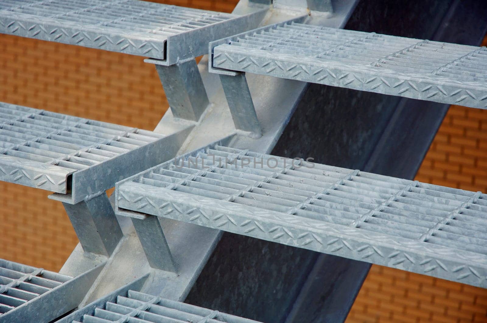 Metal stairs