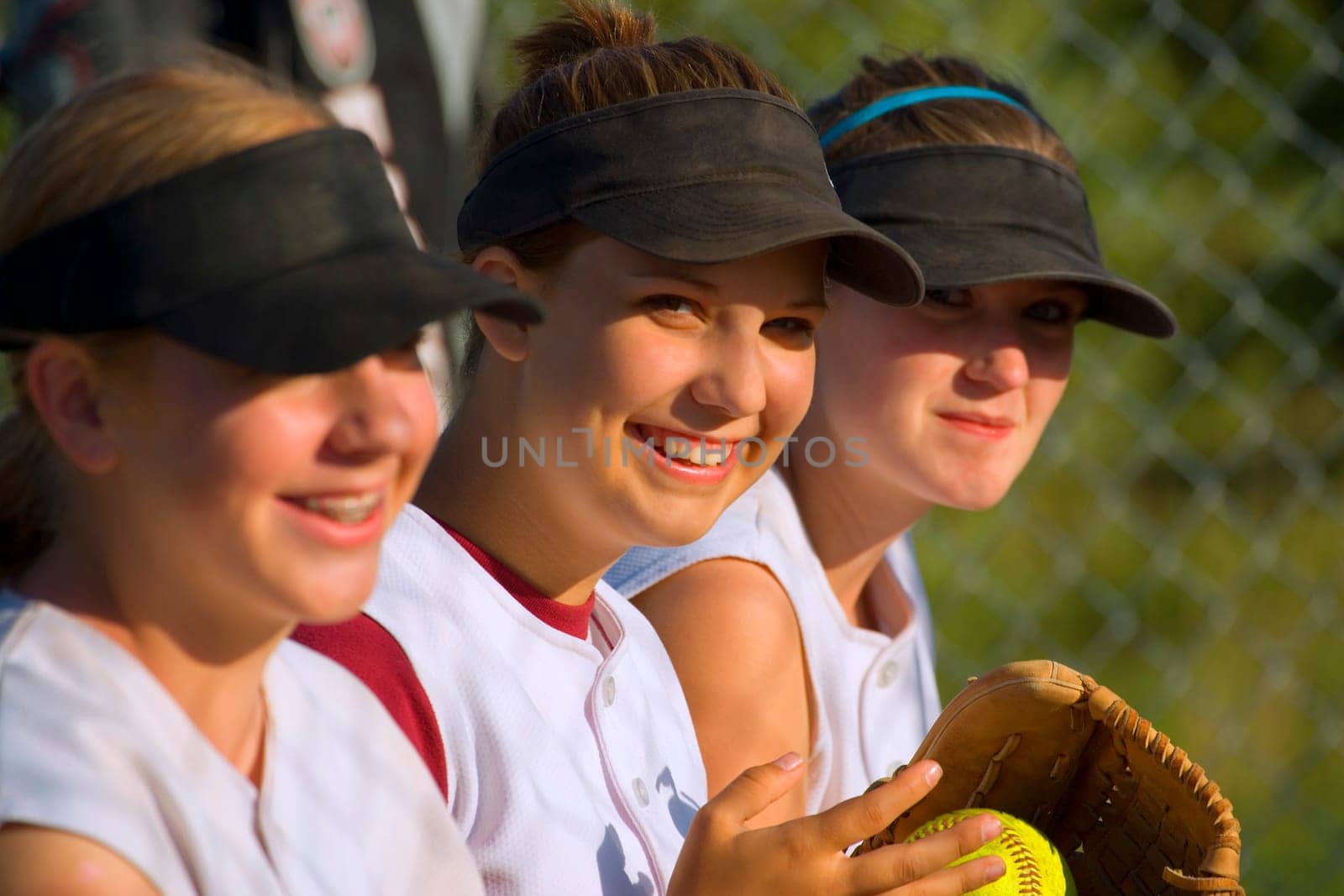 Female baseball players