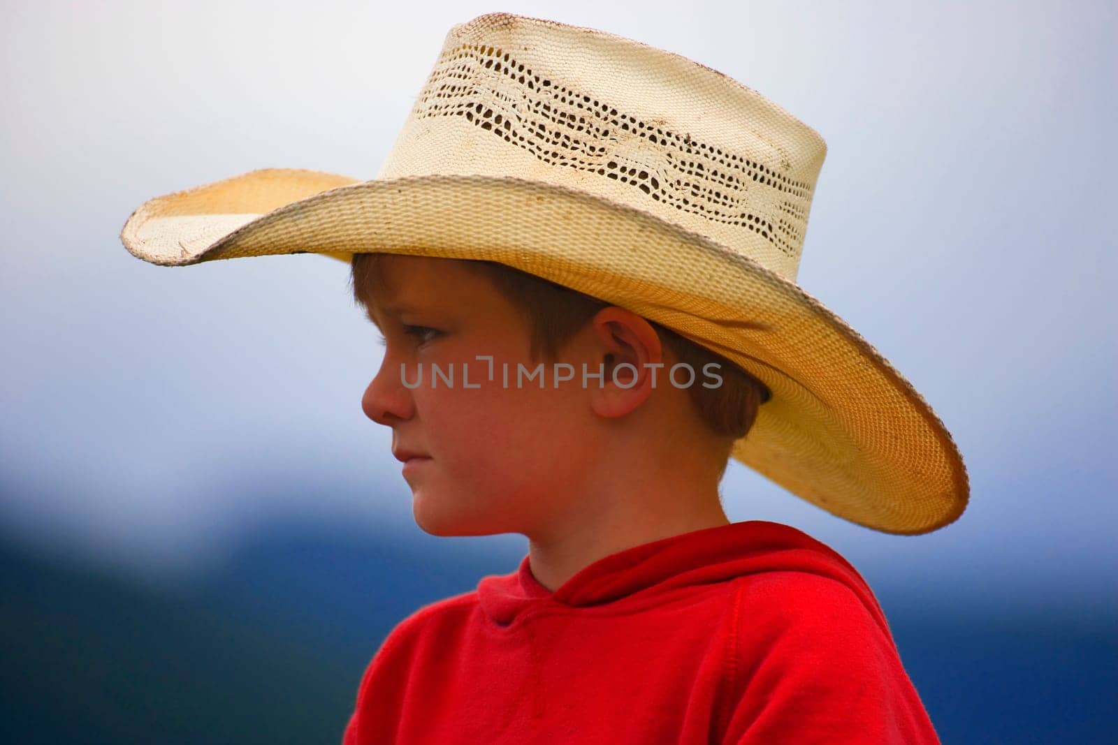 Portrait of a young cowboy