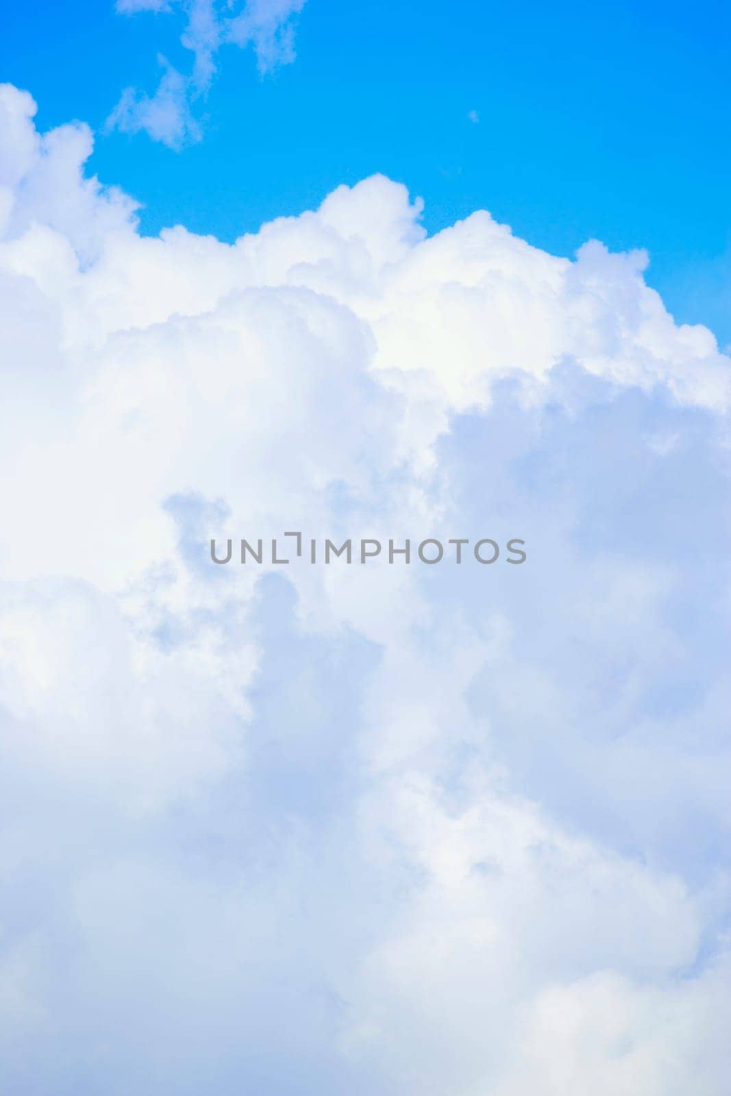 Fluffy white clouds
