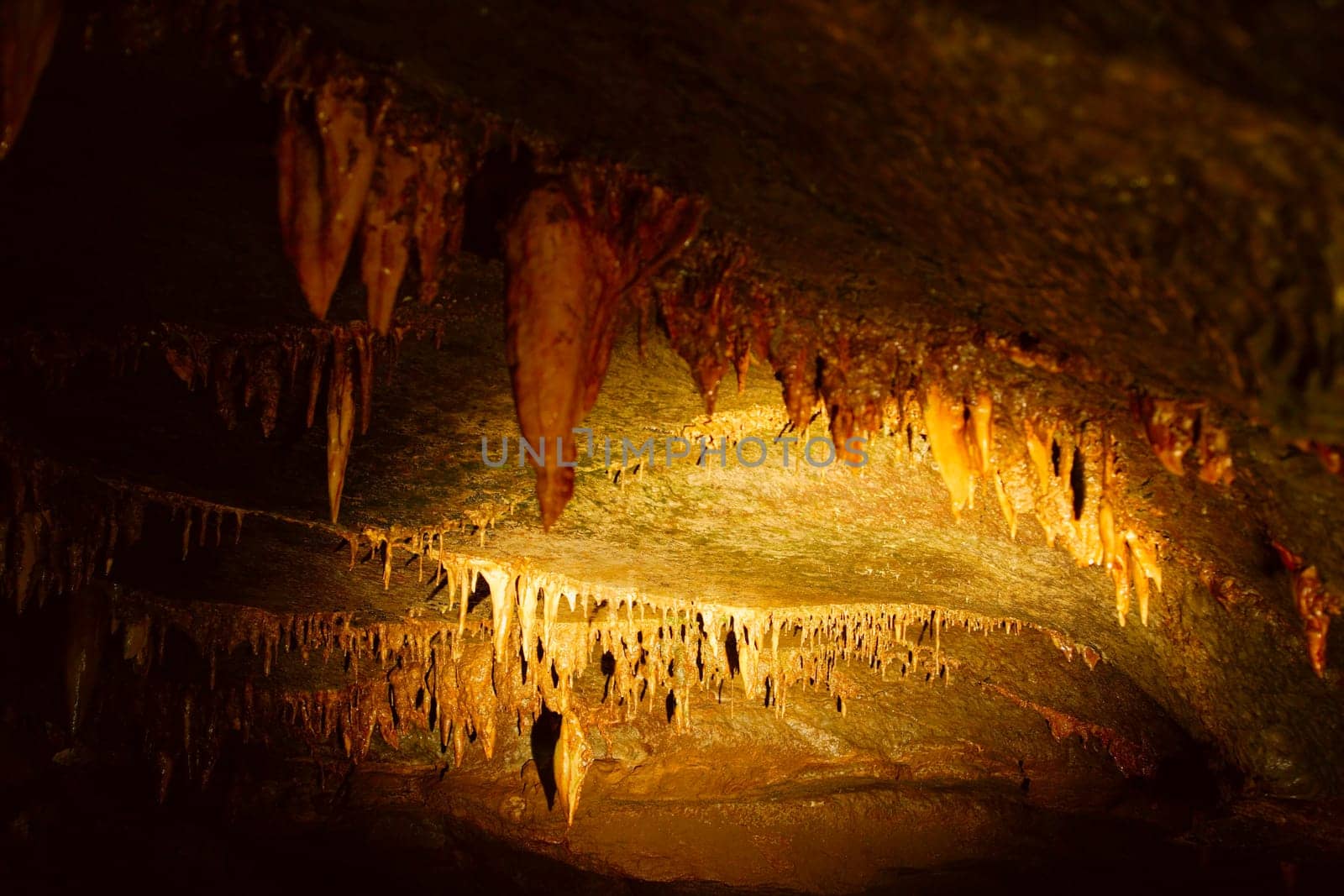 Inside of a cave